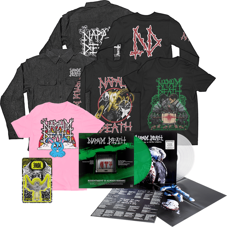 Napalm Death band official merchandise